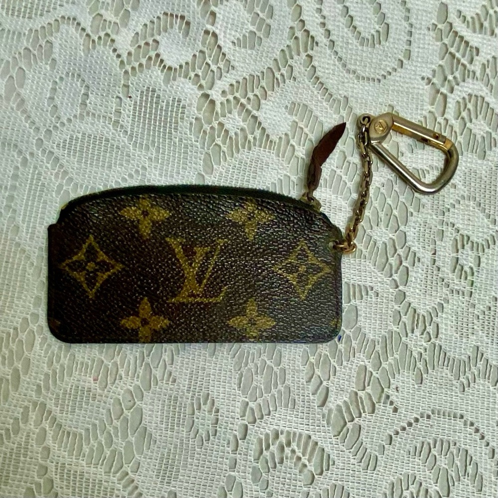 Louis Vuitton Brown Mono Coin-Key purse